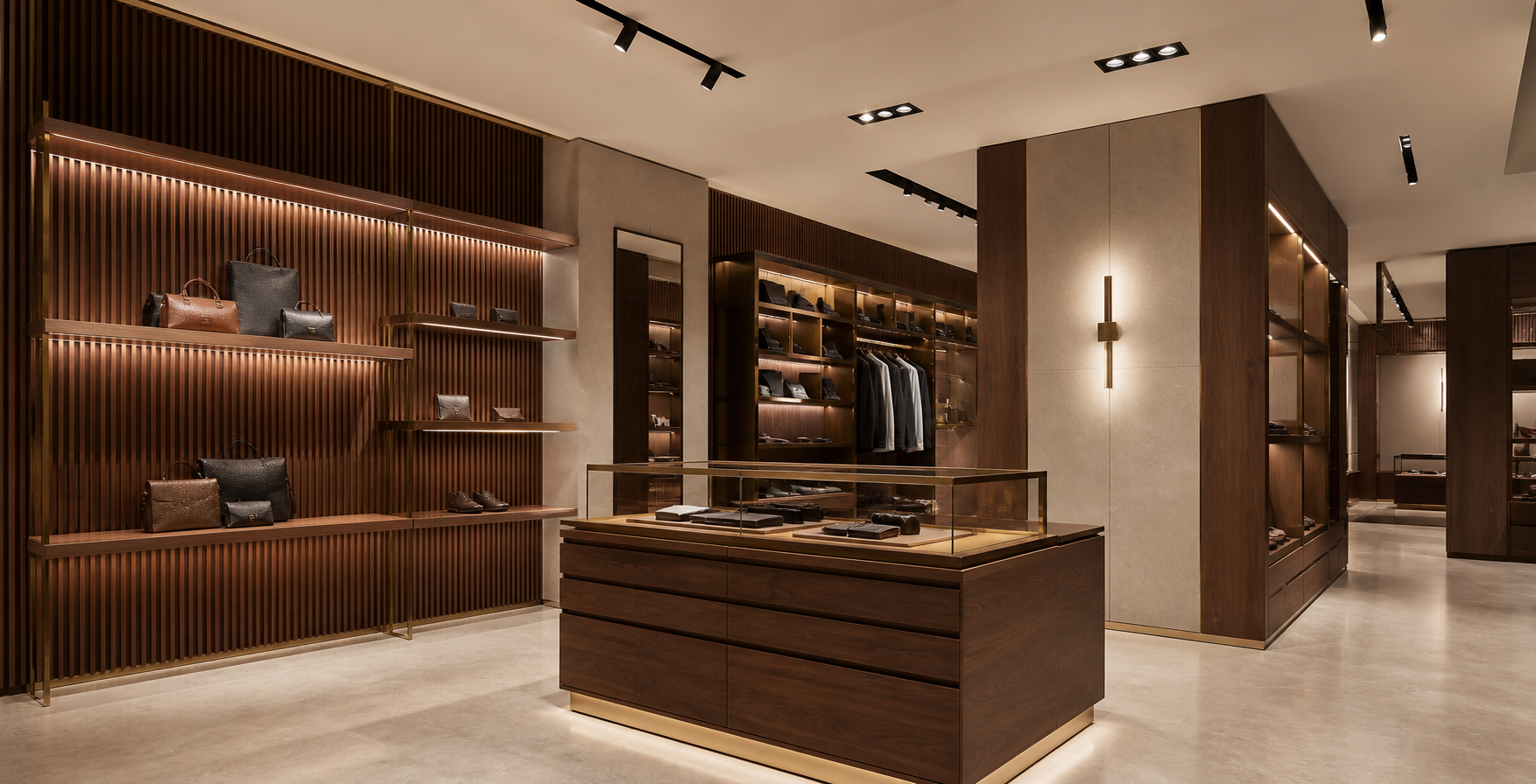 Retail store interior millwork